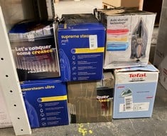 Lot 370  
            Edinburgh SR24 - Delivery Only 

                
QUANTITY OF ITEMS TO INCLUDE RUSSELL HOBBS SUPREME STEAM IRON, POWERFUL VERTICAL ...