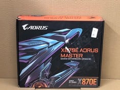 Lot 383  
            Edinburgh SR24 - Delivery Only 

                
AORUS X870E MASTER GAMING MOTHERBOARD: LOCATION - RACK H