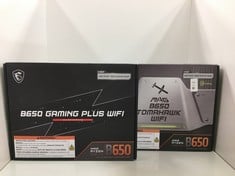 Lot 386  
            Edinburgh SR24 - Delivery Only 

                
MSI MOTHERBOARD MAG B650 TOMAHAWK WIFI AMD RYZEN 7000 SERIES (AM5) WITH B650 CHIP...