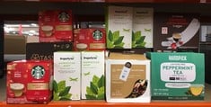Lot 388  
            Edinburgh SR24 - Delivery Only 

                
QUANTITY OF FOOD & DRINK ITEMS TO INCLUDE HANDPICK, PEPPERMINT TEA BAGS (100 COUN...