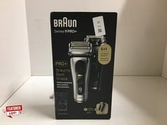 Lot 39  
            Edinburgh SR24 - Delivery Only 
                
BRAUN BEARD SHAVER SERIES 9 PRO+ ELECTRIC SHAVER FOR MEN RECHARGEABLE, 5 PRO SHAV...