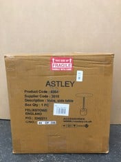 Lot 401  
            Edinburgh SR24 - Delivery Only 

                
ASTLEY VOIRE SIDE TABLE: LOCATION - RACK H