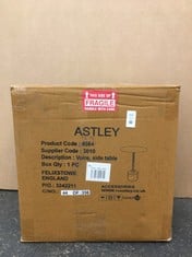 Lot 403  
            Edinburgh SR24 - Delivery Only 

                
ASTLEY VOIRE SIDE TABLE: LOCATION - RACK H