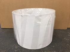 Lot 405  
            Edinburgh SR24 - Delivery Only 

                
ASTLEY WHITE LAMP SHADE: LOCATION - RACK H