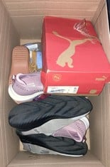Lot 427  
            Edinburgh SR24 - Delivery Only 

                
QUANTITY OF CLOTHING & APPAREL ITEMS TO INCLUDE SKECHERS AIR COOLED GOGA MAT UK S...