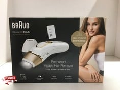 Lot 43  
            Edinburgh SR24 - Delivery Only 
                
BRAUN SILK-EXPERT PRO 5 IPL HAIR REMOVAL ORIGINAL RRP £600: LOCATION - RACK A