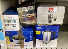 Lot 447  
            Edinburgh SR24 - Delivery Only 

                
QUANTITY OF KITCHEN & APPLIANCES ITEMS TO INCLUDE MOLINO ELECTRICAL COFFEE GRINDE...