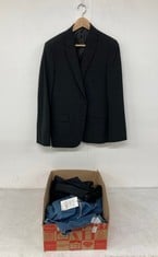 Lot 458  
            Edinburgh SR24 - Delivery Only 

                
QUANTITY OF CLOTHING & APPAREL ITEMS TO INCLUDE JOHN LEWIS RAG & BONE NEW YORK DE...