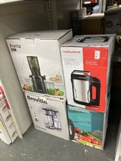 Lot 509  
            Edinburgh SR24 - Delivery Only 

                
QUANTITY OF KITCHEN & APPLIANCES ITEMS TO INCLUDE MORPHY RICHARDS SAUTÉ & SOUP MA...