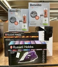 Lot 544  
            Edinburgh SR24 - Delivery Only 

                
QUANTITY OF KITCHEN & APPLIANCES ITEMS TO INCLUDE RUSSELL HOBBS SUPREME STEAM IRO...