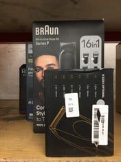 Lot 70  
            Edinburgh SR24 - Delivery Only 

                
QUANTITY OF HEALTH & BEAUTY ITEMS TO INCLUDE BRAUN ALL-IN-ONE STYLE SERIES 7 MGK7...