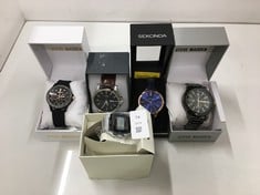 Lot 74  
            Edinburgh SR24 - Delivery Only 

                
QUANTITY OF WATCHES TO INCLUDE TIMEX STAINLESS STEEL BROWN SILVER WATCH: LOCATION...