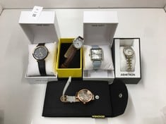 Lot 75  
            Edinburgh SR24 - Delivery Only 

                
QUANTITY OF WATCHES TO INCLUDE ARMITRON STAINLESS STEEL SILVER GOLD WATCH : LOCAT...