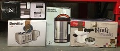 Lot 84  
            Edinburgh SR24 - Delivery Only 

                
QUANTITY OF KITCHEN & APPLIANCES ITEMS TO INCLUDE MORPHY RICHARDS CLASSIC SOUP MA...