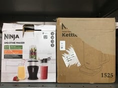 Lot 96  
            Edinburgh SR24 - Delivery Only 

                
NINJA 700W SLIM BLENDER & SMOOTHIE MAKER, 1X 470ML CUP WITH SPOUT LID, PERSONAL B...