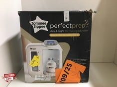 Lot 9  
            Edinburgh SR24 - Delivery Only 

                
TOMMEE TIPPEE PERFECT PREP DAY & NIGHT THE BABY BOTTLE MAKER MACHINE WITH DIGITAL...