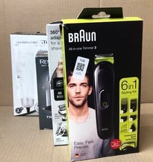 Lot 106  
            Edinburgh SR23 - Delivery Only 

                
QUANTITY OF HEALTH & BEAUTY ITEMS TO INCLUDE BRAUN 6-IN-1 ALL-IN-ONE SERIES 3, MA...