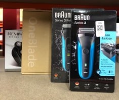 Lot 109  
            Edinburgh SR23 - Delivery Only 

                
QUANTITY OF HEALTH & BEAUTY ITEMS TO INCLUDE BRAUN SERIES 3 ELECTRIC SHAVER FOR M...