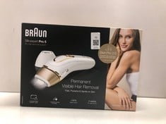 Lot 10  
            Edinburgh SR23 - Delivery Only 

                
BRAUN IPL SILK-EXPERT PRO 5, AT HOME HAIR REMOVAL, ALTERNATIVE FOR LASER HAIR REM...