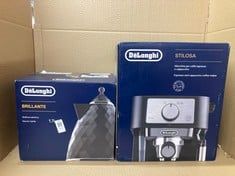 Lot 124  
            Edinburgh SR23 - Delivery Only 

                
DE'LONGHI BRILLIANTE KETTLE, ANTI-SCALE FILTER, 1.7 LITERS, 360° SWIVEL BASE, KBJ...