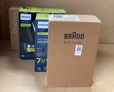 Lot 127  
            Edinburgh SR23 - Delivery Only 

                
QUANTITY OF HEALTH & BEAUTY ITEMS TO INCLUDE BRAUN BEARD TRIMMER SERIES 9, +14 BA...