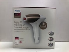 Lot 15  
            Edinburgh SR23 - Delivery Only 

                
PHILIPS LUMEA 9000 SERIES IPL HAIR REMOVAL DEVICE - LASER HAIR REMOVAL ALTERNATIV...