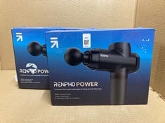 Lot 201  
            Edinburgh SR23 - Delivery Only 

                
2 X RENPHO R3 UPGRADE POWER MASSAGE GUN DEEP TISSUE, POWERFUL 12 MM AMPLITUDE MUS...