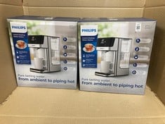 Lot 203  
            Edinburgh SR23 - Delivery Only 

                
X2 PHILIPS WATER STATION, HOT & AMBIENT FILTERED WATER DISPENSER, 2.2L CAPACITY, ...