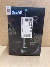 Lot 229  
            Edinburgh SR23 - Delivery Only 

                
ORAL-B IO 10 ELECTRIC TOOTHBRUSHES FOR ADULTS, GIFTS FOR WOMEN / MEN, 7 MODES, 2 ...