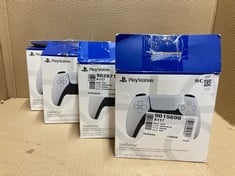 Lot 237  
            Edinburgh SR23 - Delivery Only 

                
4 X SONY PLAYSTATION DUAL SENSE WIRELESS CONTROLLER WHITE FOR PLAYSTATION 5:: LOC...