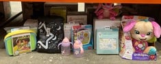 Lot 272  
            Edinburgh SR23 - Delivery Only 

                
QUANTITY OF  ITEMS TO INCLUDE FISHER-PRICE BABY TOY PURPLE MONKEY MUSICAL STORYBO...