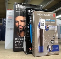 Lot 276  
            Edinburgh SR23 - Delivery Only 

                
QUANTITY OF HEALTH & BEAUTY ITEMS TO INCLUDE REMINGTON HAIR TRIMMER FOR MEN, NOSE...