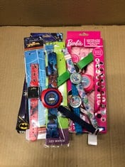 Lot 279  
            Edinburgh SR23 - Delivery Only 

                
QUANTITY OF WATCHES ITEMS TO INCLUDE LEXIBOOK - BATMAN ADJUSTABLE PROJECTION WATC...