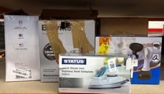 Lot 283  
            Edinburgh SR23 - Delivery Only 

                
QUANTITY OF KITCHEN & APPLIANCES ITEMS TO INCLUDE STATUS TUSCAN TRAVEL IRON, CLOT...