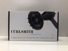 Lot 28  
            Edinburgh SR23 - Delivery Only 
                
CURLSMITH DEFRIZZION TRAVEL EDITION DRYER | HAIR DRYER WITH XL DIFFUSER FOR CURLY...