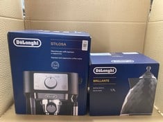 Lot 294  
            Edinburgh SR23 - Delivery Only 

                
DE'LONGHI STILOSA EC260.BK, TRADITIONAL BARISTA PUMP ESPRESSO COFFEE MACHINE, BLA...