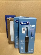 Lot 312  
            Edinburgh SR23 - Delivery Only 

                
QUANTITY OF  ITEMS TO INCLUDE ORAL-B VITALITY PRO ELECTRIC TOOTHBRUSHES FOR ADULT...