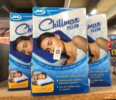 Lot 325  
            Edinburgh SR23 - Delivery Only 

                
7 X CHILLMAX COOLING PILLOW - ABSORBS BODY HEAT, MULTI-USE COOLING PAD, LIGHT & F...