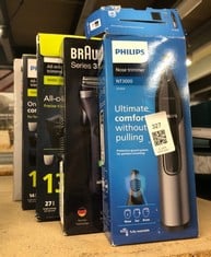 Lot 327  
            Edinburgh SR23 - Delivery Only 

                
QUANTITY OF HEALTH & BEAUTY ITEMS TO INCLUDE PHILIPS NT3650/16 NOSE TRIMMER WINDO...