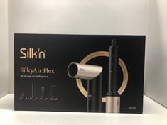 Lot 36  
            Edinburgh SR23 - Delivery Only 
                
SILK’N AIR STYLER 5-IN-1 - SILKYAIR FLEX - HAIR DRYER - HEATED HAIR BRUSHES AND W...