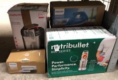 Lot 380  
            Edinburgh SR23 - Delivery Only 

                
QUANTITY OF KITCHEN & APPLIANCES ITEMS TO INCLUDE PHILIPS 3000 SERIES HANDHELD ST...