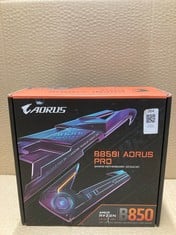 Lot 384  
            Edinburgh SR23 - Delivery Only 

                
GIGABYTE B850I AORUS PRO AMD AM5 LGA 1718 MOTHERBOARD, MINI-ITX, DDR5, 2X M.2, PC...