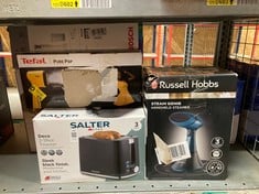 Lot 389  
            Edinburgh SR23 - Delivery Only 

                
QUANTITY OF KITCHEN & APPLIANCES ITEMS TO INCLUDE RUSSELL HOBBS STEAM GENIE HANDH...