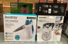 Lot 400  
            Edinburgh SR23 - Delivery Only 

                
QUANTITY OF KITCHEN & APPLIANCES ITEMS TO INCLUDE BELDRAY BEL0701TQN 10-IN-1 HAND...
