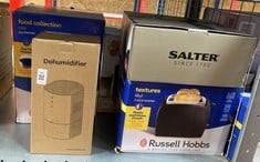 Lot 408  
            Edinburgh SR23 - Delivery Only 

                
QUANTITY OF KITCHEN & APPLIANCES ITEMS TO INCLUDE SALTER EK4213S OMELETTE MAKER –...