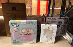 Lot 420  
            Edinburgh SR23 - Delivery Only 

                
QUANTITY OF KITCHEN & APPLIANCES ITEMS TO INCLUDE GILES & POSNER MINI POPCORN MAK...