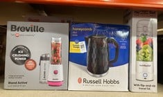 Lot 435  
            Edinburgh SR23 - Delivery Only 

                
QUANTITY OF KITCHEN & APPLIANCES ITEMS TO INCLUDE BREVILLE BLEND ACTIVE PERSONAL ...