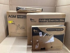 Lot 437  
            Edinburgh SR23 - Delivery Only 

                
QUANTITY OF SPORTS & EXERCISE ITEMS TO INCLUDE AGM FOLDABLE MINI PEDAL EXERCISER,...