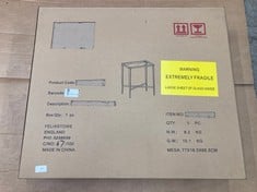 Lot 445  
            Edinburgh SR23 - Delivery Only 

                
ASTLEY VALERIA SIDE TABLE GOLD FINISH [SEALED]: LOCATION - C RACK