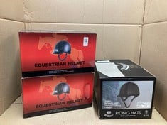 Lot 448  
            Edinburgh SR23 - Delivery Only 

                
QUANTITY OF SPORT & EXERCISE ITEMS TO INCLUDE RHINEGOLD PRO RIDING HAT SIZE 7: LO...